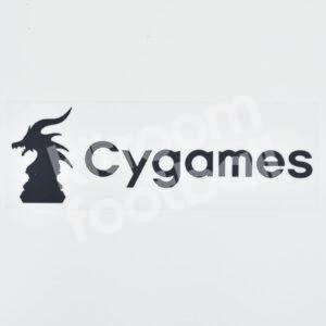 Original Player Issue Juventus Cygames Sponsor Patch Black Dekographics