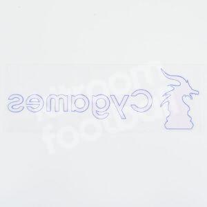 Original Player Issue Juventus Cygames Sponsor Patch Blue Dekographics - Image 3