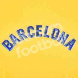 Original Player Issue 2017-18 Barcelona Name Block BARCELONA