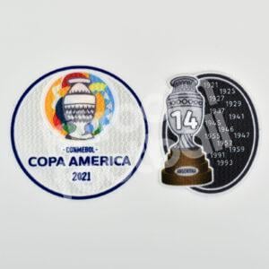Copa America 2021 Argentina Patch + Campeon Winner 14 Repro