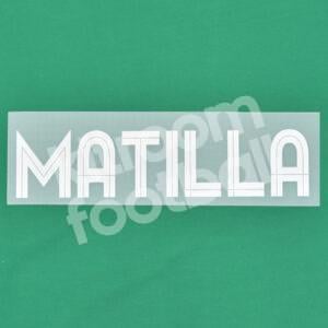 Official 2015-16 Real Betis Home Name Block MATILLA White