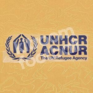 2022-23 Original Player Issue Barcelona Sponsor Patch UNHCR ACNUR Away