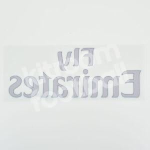 Original Player Issue 2016-17 Real Madrid Fly Emirates Home Sponsor Patch With Border - Image 3