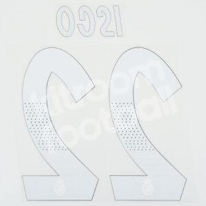 Original Player Issue 2018-19 Real Madrid Home Name Number Set #22 ISCO - Image 3