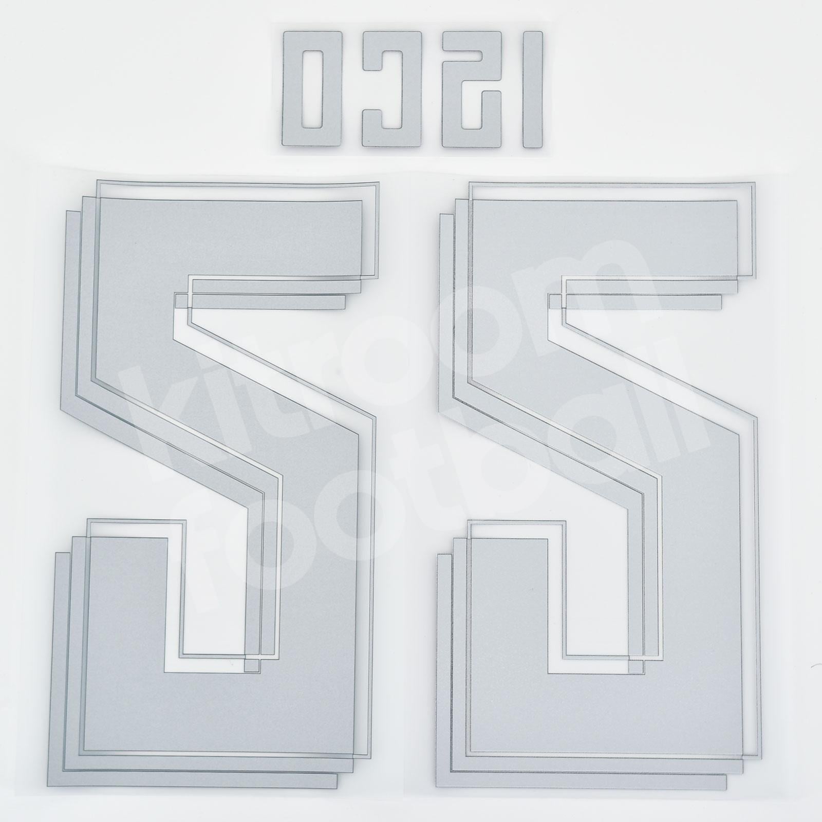 Original Player Issue 2015-16 Real Madrid Home Name Number Set #22