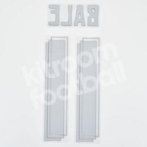 Original Player Issue 2015-16 Real Madrid Home Name Number Set #11 BALE - Image 3