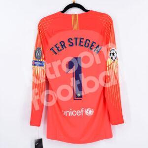 2018-19 Barcelona Goalkeeper Shirt #1 TER STEGEN XL Orange Champions League