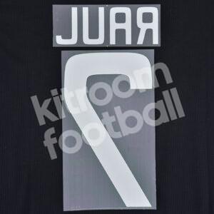 Original Player Issue 2008-09 Real Madrid Away Name Number Set #7 RAUL - Image 3