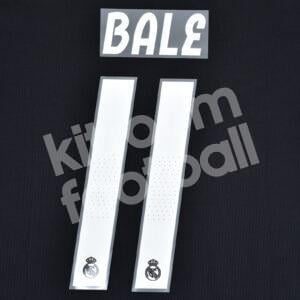 Original Player Issue 2018-19 Real Madrid Away Name Number Set #11 BALE