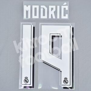 Original Player Issue 2015-16 Real Madrid Away Name Number Set #19 MODRIC