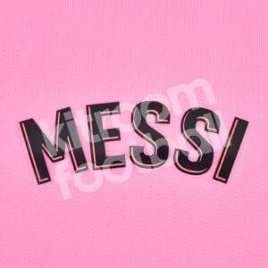 Original Player Issue 2018-19 Barcelona Third Name Block MESSI Avery