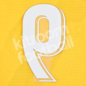 Official 2019-20 Barcelona Away Number #9 La Liga Stadium Avery - Image 3