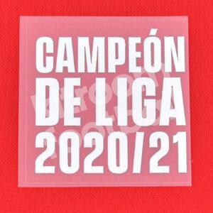 Official 2020-21 Atletico Madrid CAMPEON DE LIGA 2020/21 MDT Patch Sipesa