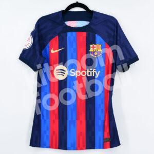 2022-23 Barcelona Home Shirt #6 GAVI Copa Del Rey Match Un Worn Issue - Image 3