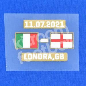 Euro 2020 2021 Italy Match Detail Transfer MDT Patch vs England Repro