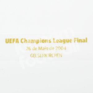 Final Champions League 2004 Porto MDT Match Details Patch Gelsenkirchen Repro