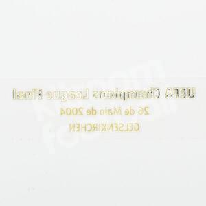 Final Champions League 2004 Porto MDT Match Details Patch Gelsenkirchen Repro - Image 3