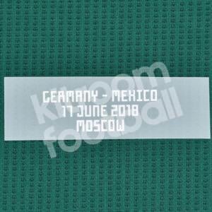 FIFA World Cup 2018 Mexico Match Detail MDT Patch vs Germany Repro