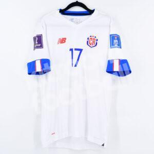 FIFA World Cup 2022 Costa Rica Away Shirt #17 Y. TEJEDA Match Un Worn Issued vs Spain - Image 3