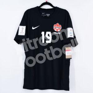 FIFA World Cup 2022 Canada Player Issue Away Shirt #19 DAVIES (L) vs Croatia - Image 3
