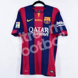 Official 2014-15 Barcelona Home Shirt #10 MESSI (S) Good 30 Aniversari Museum - Image 3