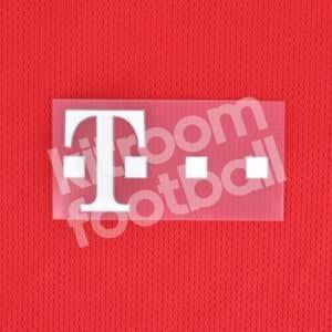 Bayern Munich T-Mobile Sleeve Sponsor Patch White Repro
