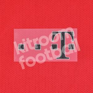 Bayern Munich T-Mobile Sleeve Sponsor Patch White Repro - Image 3