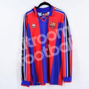 1995-96 Barcelona Uefa Cup Home Shirt Kappa Retro #10 HAGI (L) - Image 3