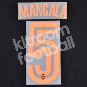 Valencia CF Name Set Away #5 MANGALA Champions League