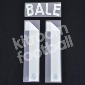 Original Player Issue 2014-15 Real Madrid Away Name Number Set #11 BALE