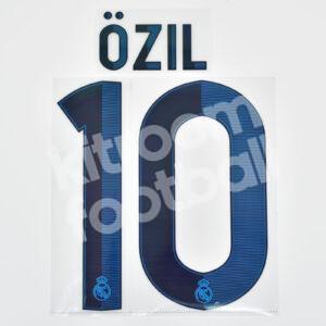 Original Player Issue 2012-13 Real Madrid Home Name Number Set #10 ÖZIL Sporting ID