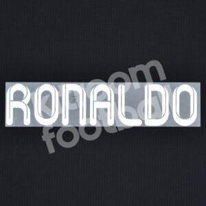 Original Player Issue 2011-12 Real Madrid Home Name Block RONALDO Sporting ID