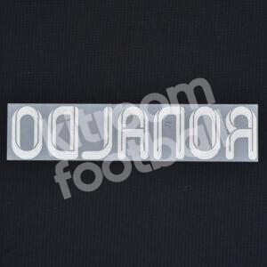 Original Player Issue 2011-12 Real Madrid Home Name Block RONALDO Sporting ID - Image 3