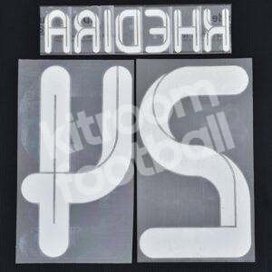 *EXPIRED* Original Player Issue 2011-12 Real Madrid Home Name Number Set #24 KHEDIRA - Image 3
