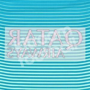 Official Reissue 2013-17 Barcelona Qatar Airways Away Sponsor Patch Sipesa - Image 3