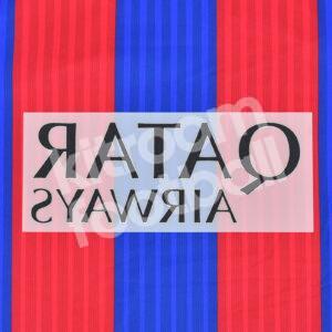 Official Reissue 2013-17 Barcelona Qatar Airways Home Sponsor Patch Sipesa - Image 3