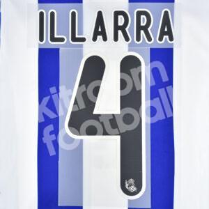 Original Player Issue 2015-16 Real Sociedad Home Name Set #4 ILLARRA