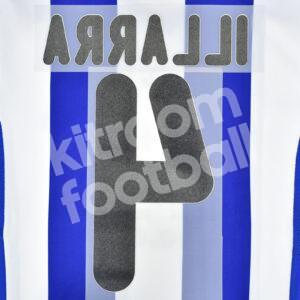Original Player Issue 2015-16 Real Sociedad Home Name Set #4 ILLARRA - Image 3