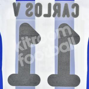 Original Player Issue 2015-16 Real Sociedad Home Name Set #11 CARLOS V - Image 3