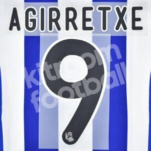 Original Player Issue 2015-16 Real Sociedad Home Name Set #9 AGIRRETXE
