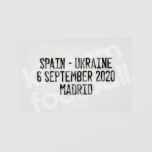 UEFA Nations League 2020-21 Spain Match Detail MDT Patch Goalkeeper vs Ukraine Repro