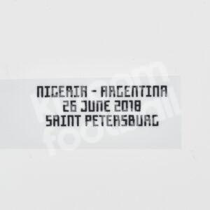 FIFA World Cup 2018 Argentina Match Detail MDT Patch vs Nigeria Repro