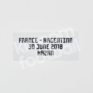 FIFA World Cup 2018 Argentina Match Detail MDT Patch vs France Repro