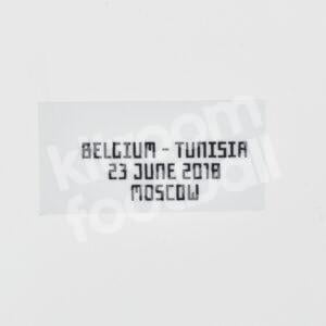 FIFA World Cup 2018 Belgium Match Detail MDT Patch vs Tunisia Repro