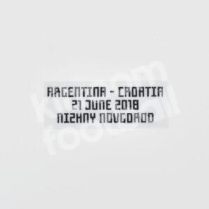 FIFA World Cup 2018 Argentina Match Detail MDT Patch vs Croatia Repro