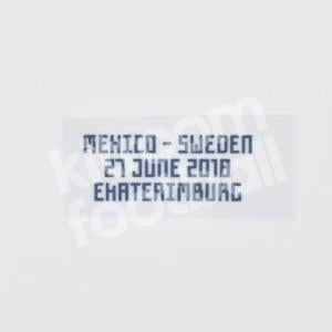 FIFA World Cup 2018 Sweden Match Detail MDT Patch vs Mexico Repro