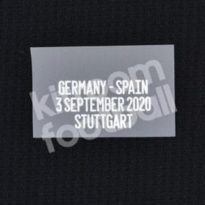 UEFA Nations League 2020-21 Spain Goalkkeper Match Detail MDT Patch vs Germany Repro