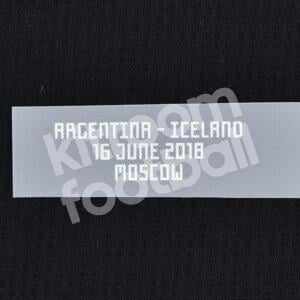 FIFA World Cup 2018 Argentina vs Iceland Match Detail MDT Patch Repro