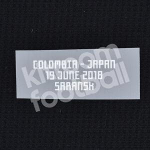 FIFA World Cup 2018 Japan Match Detail MDT Patch vs colombia Repro