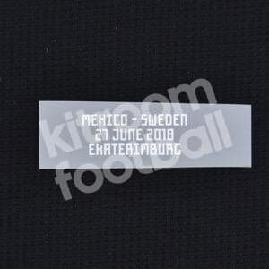 FIFA World Cup 2018 Mexico vs Sweden Match Detail MDT Patch Repro
